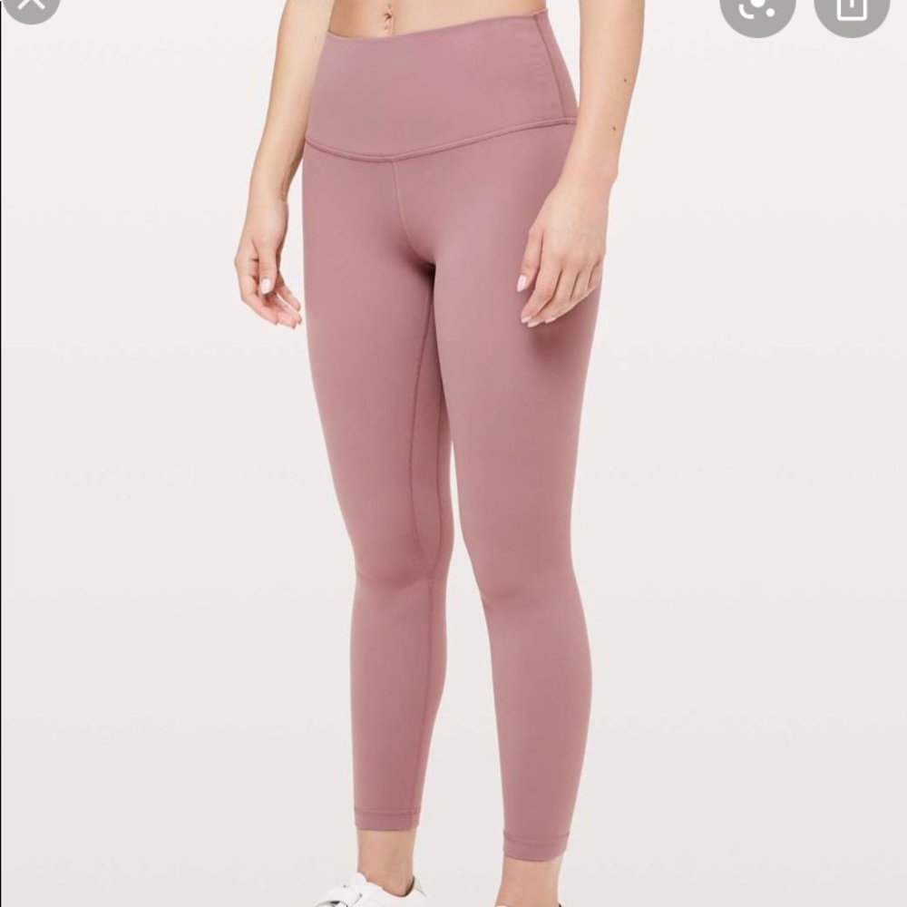 Blush pink lulu leggings